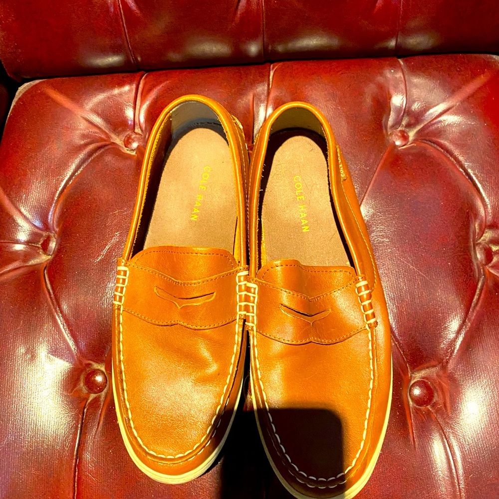 Cole Hann driving mocs  good condition size 10